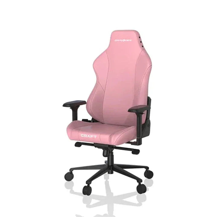 DXRacer Craft Pro Classic Gaming Chair - Pink - Tashqila DXRacer Craft Pro Classic Gaming Chair - Pink - Tashqila